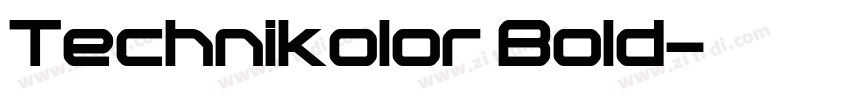 Technikolor Bold字体转换